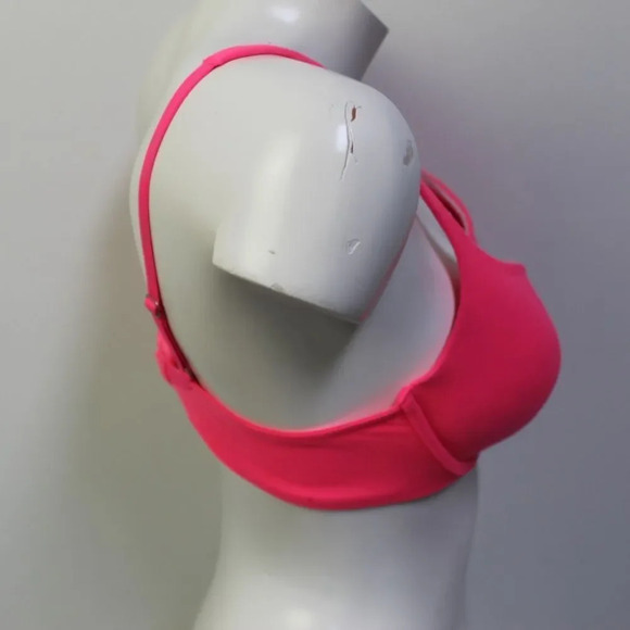 Victoria's Secret florescent pink lined demi bra 34D - Picture 9 of 11